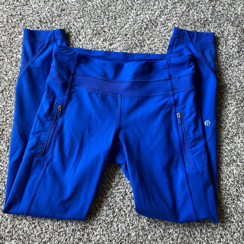 Lululemon Leggings Cobalt Blue EUC